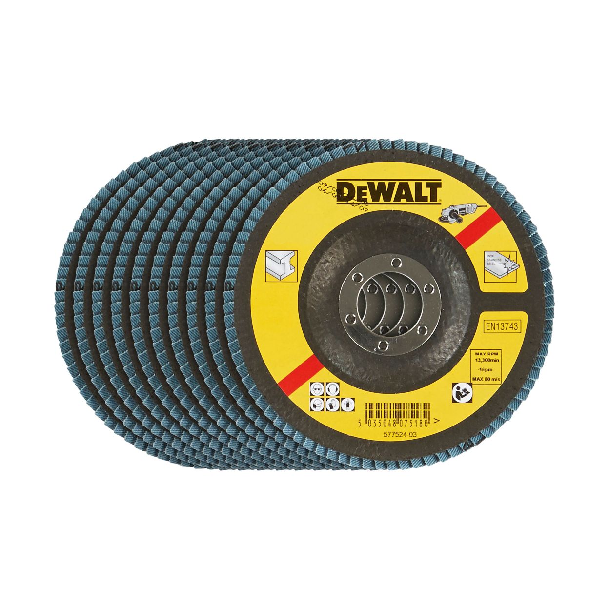 Лепестковый круг DEWALT DT3292, по металлу, 115х22.23 мм (DT3292-QZ)