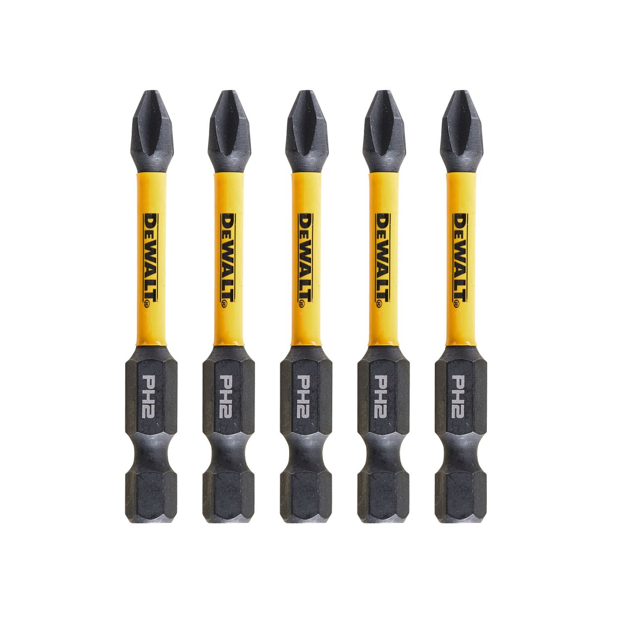 Бита DEWALT PH2, 57 мм HEX, 5 шт. (DT7998T-QZ)