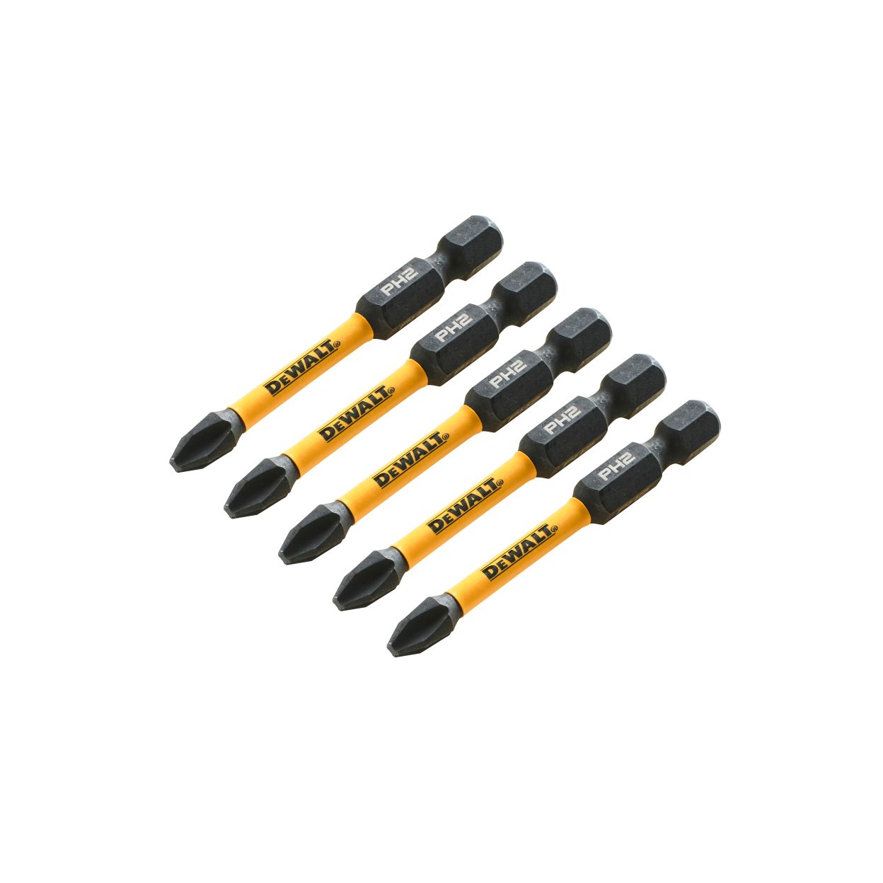 Бита DEWALT PH2, 57 мм HEX, 5 шт. (DT7998T-QZ)