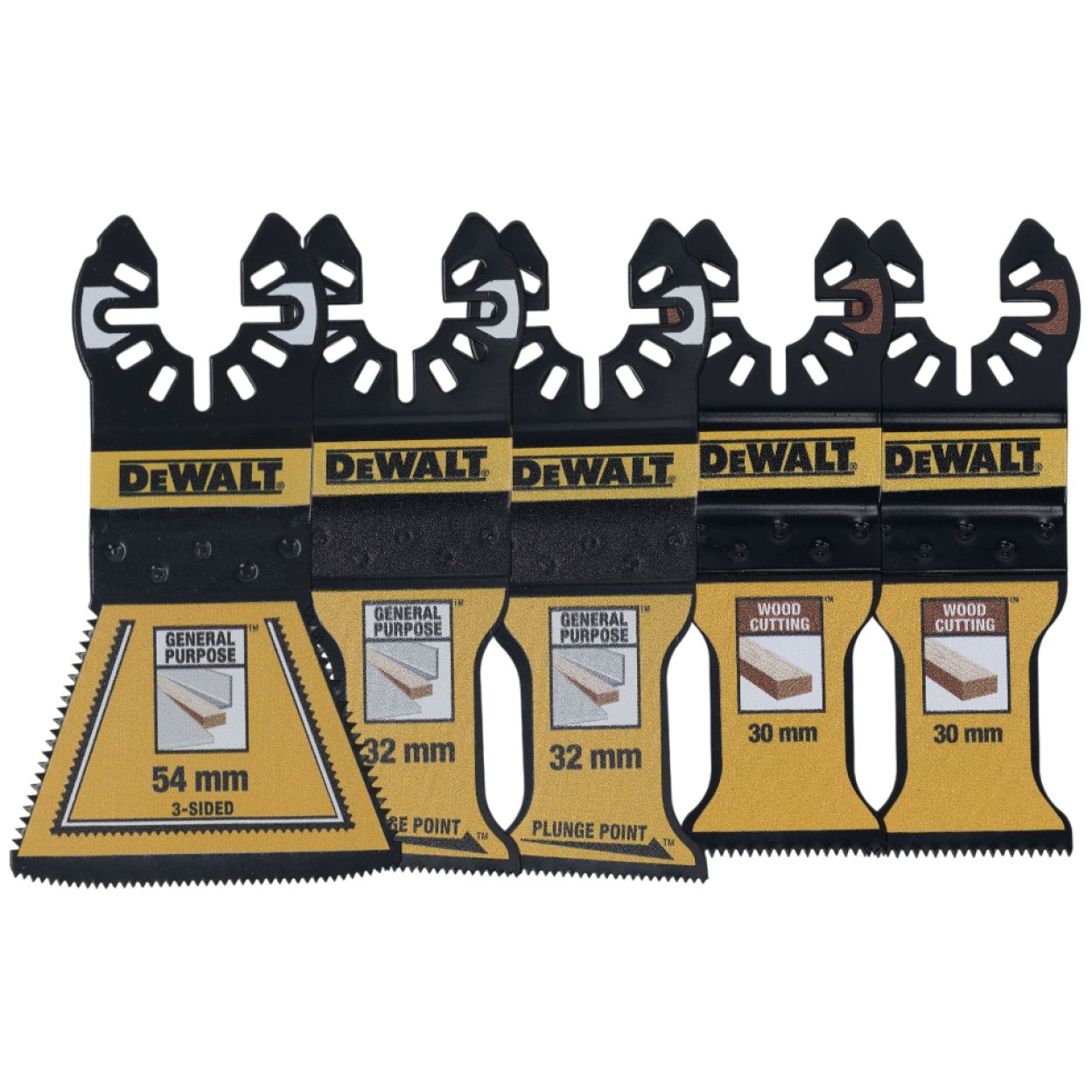 Набор пильных полотен DEWALT DT20777, для реноватора, 5 шт. (DT20761-QZ)