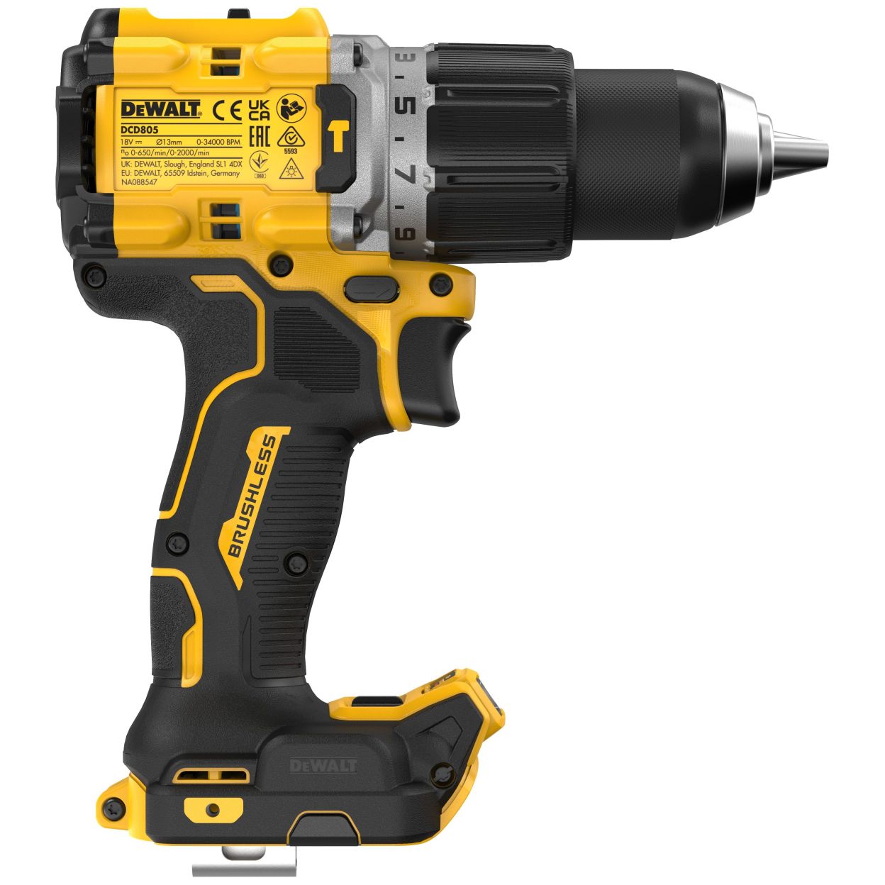 Аккумуляторный набор DEWALT DCK2050EST: дрель-шуруповерт DCD805 + шуруповерт DCF850, с 2 АКБ 1.7 и 3.5 Ач и ЗУ, в кейсе TSTAK