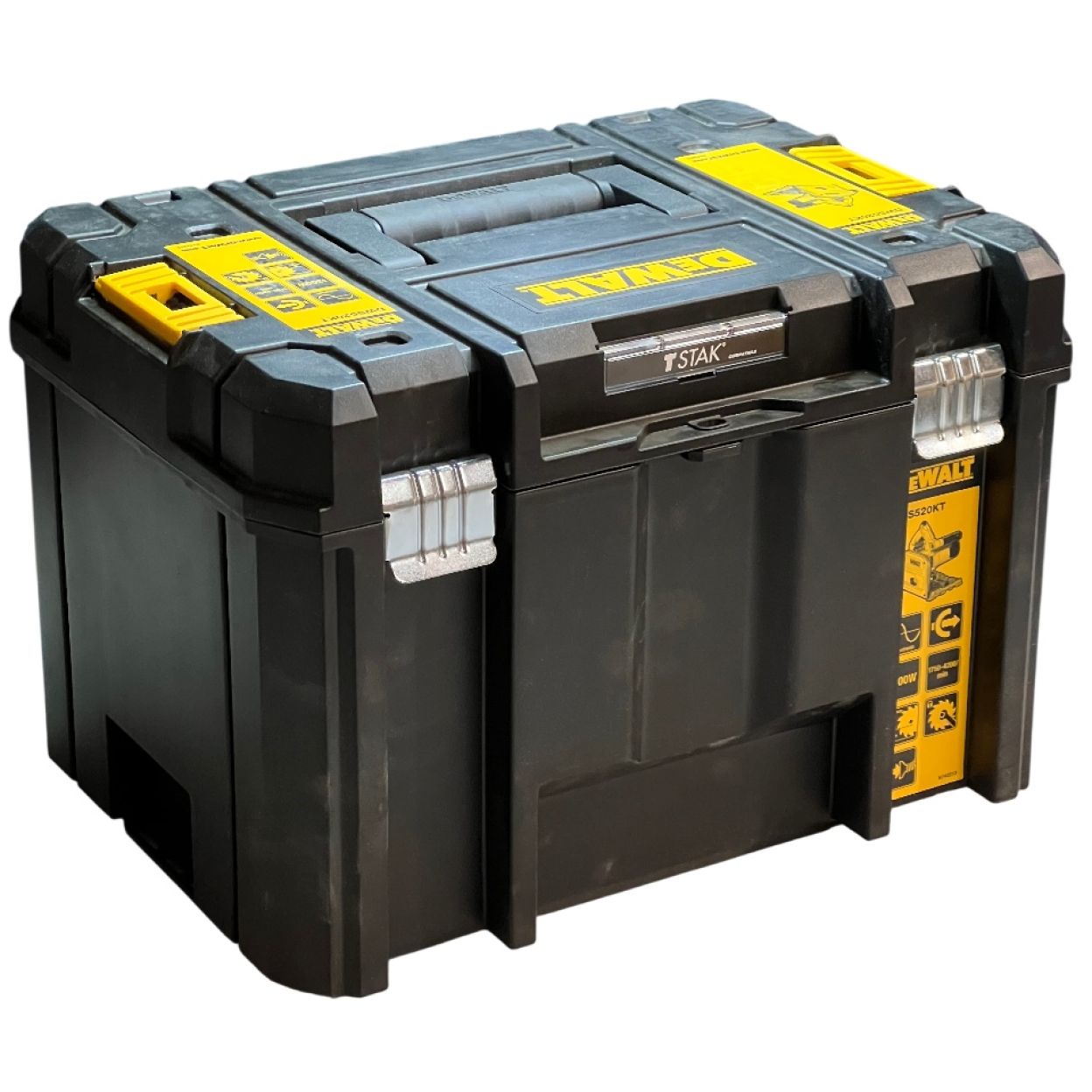 Дисковая пила DEWALT DWS520KT, 1300 Вт, 165 мм, 4000 об/мин, в кейсе TSTAK (DWS520KT-QS/U1), уцененный товар