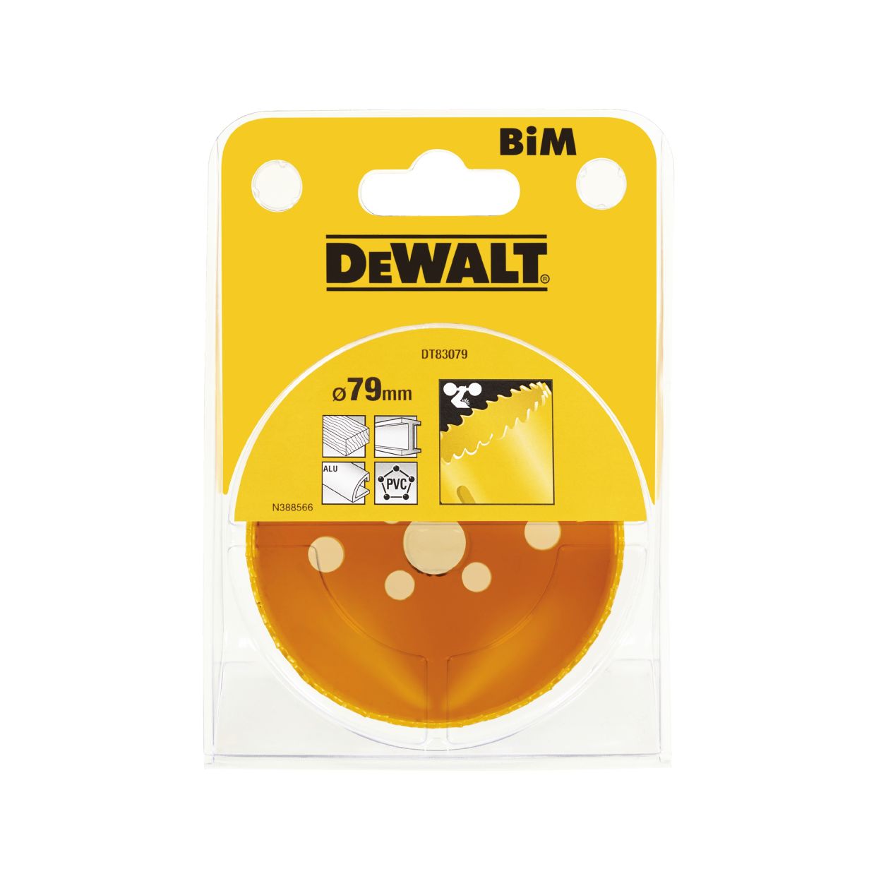 Коронка биметаллическая DEWALT DT83079, M3 79 x 46 мм