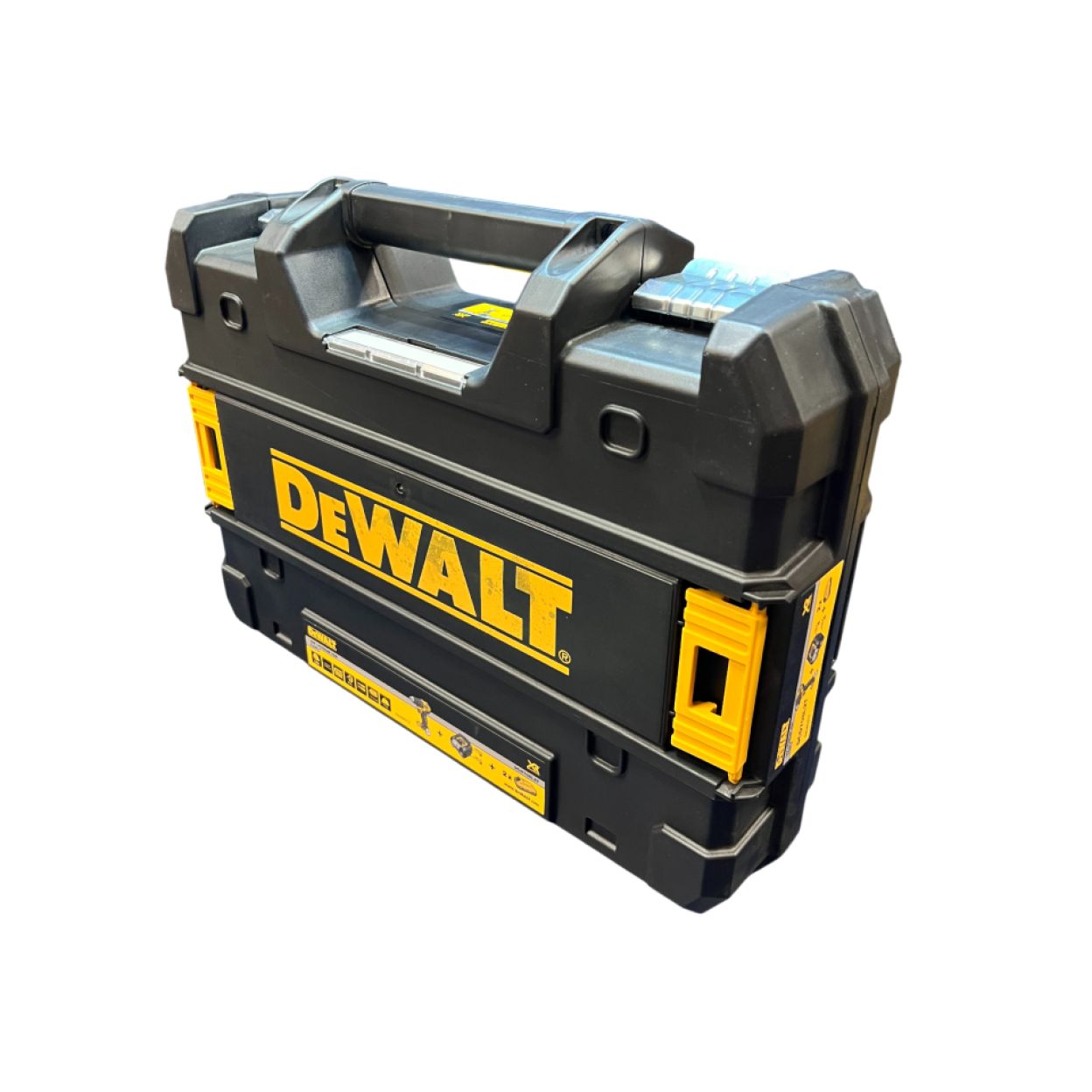 Аккумуляторная дрель-шуруповерт DEWALT DCD708L2T, 18 В, 1650 об/мин, с 2 АКБ 3 Ач и ЗУ, в кейсе TSTAK (УЦЕНЕННЫЙ ТОВАР) (DCD708L2T-QW/U)