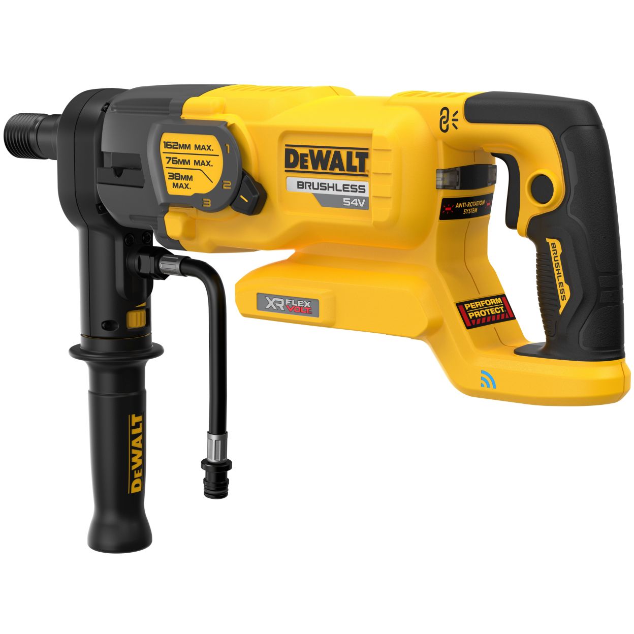 Аккумуляторная дрель алмазного сверления DEWALT DCD150NK, 54 В, 2500 об/мин, в кейсе (DCD150NK-XJ)