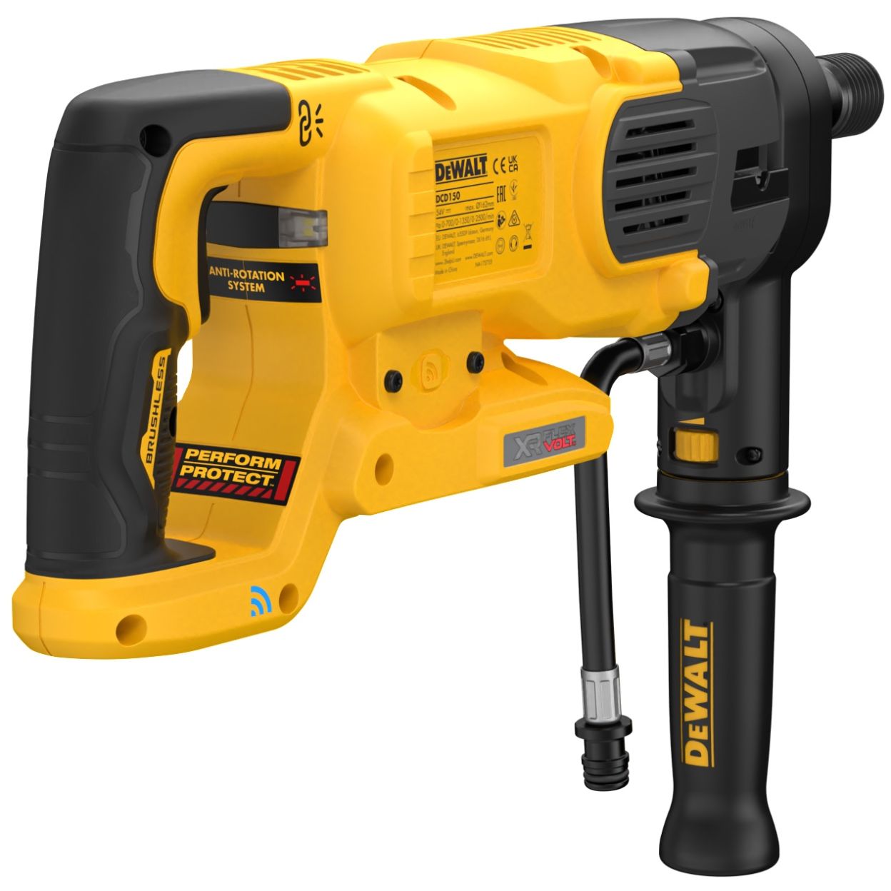 Аккумуляторная дрель алмазного сверления DEWALT DCD150NK, 54 В, 2500 об/мин, в кейсе (DCD150NK-XJ)