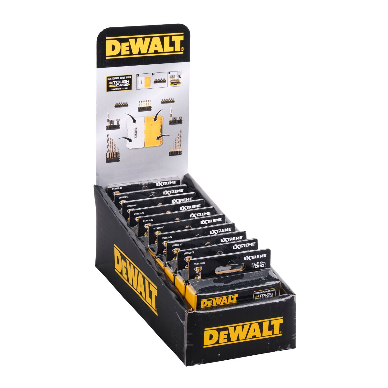Бита DEWALT PH2, 57 мм HEX, 7 шт. (DT70817-QZ)
