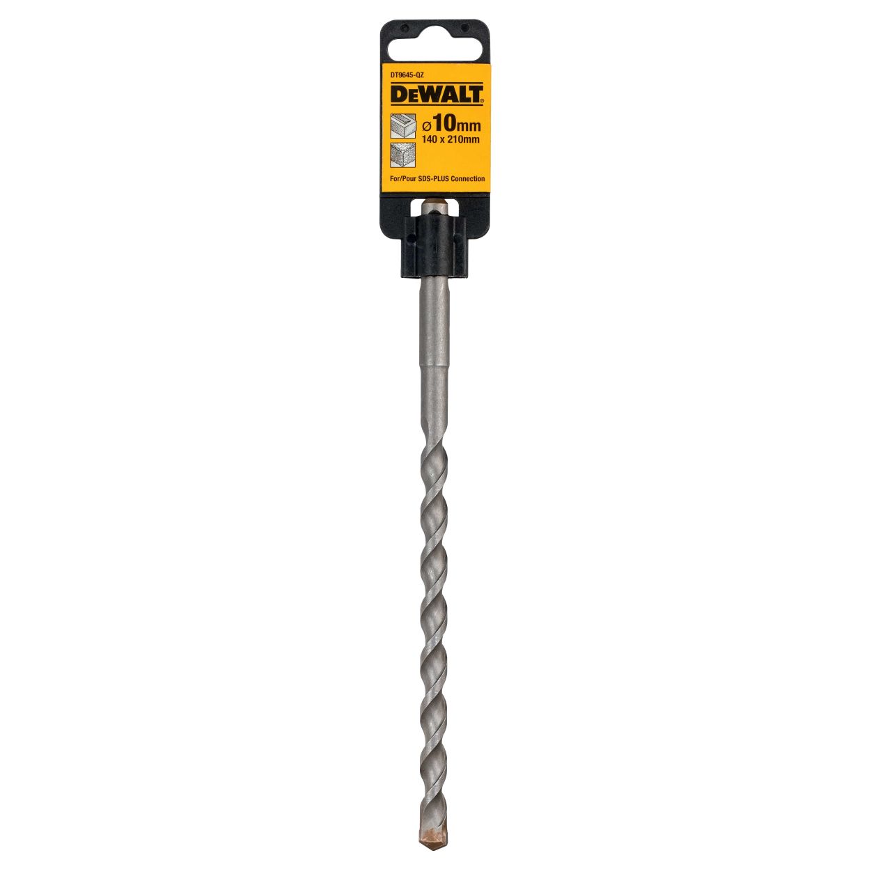 Бур DEWALT INDUSTRIAL, SDS-Plus, 10x210 мм (DT9645-QZ)