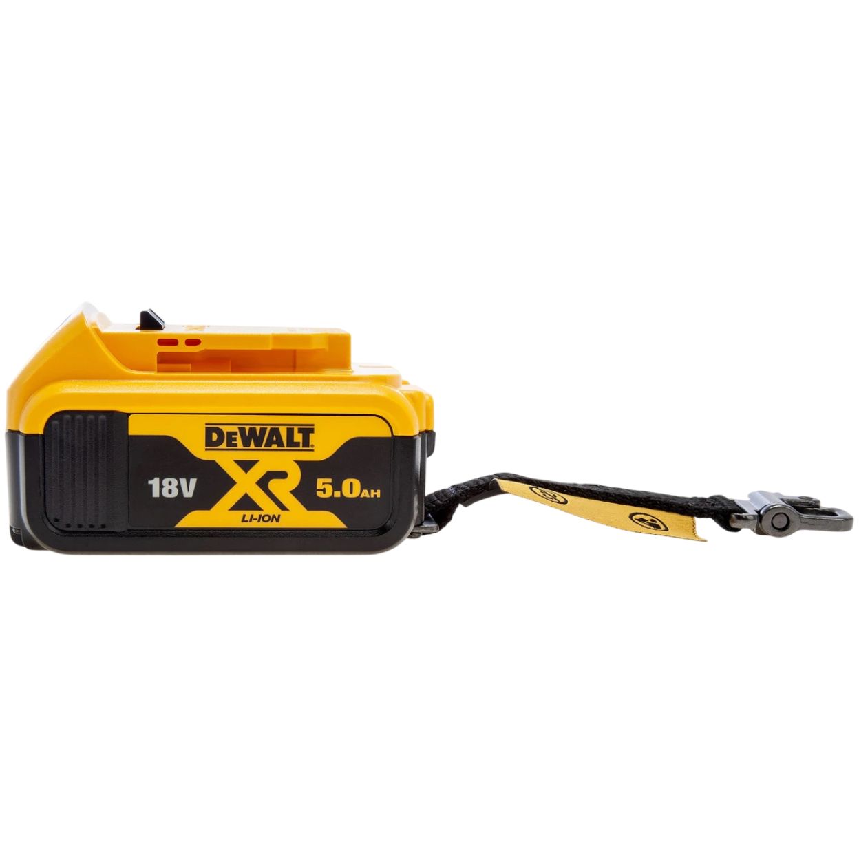 Аккумулятор DEWALT DCB184LR, со страховочным ремешком, Li-Ion, 18 В, 5 Ач (DCB184LR-XJ)