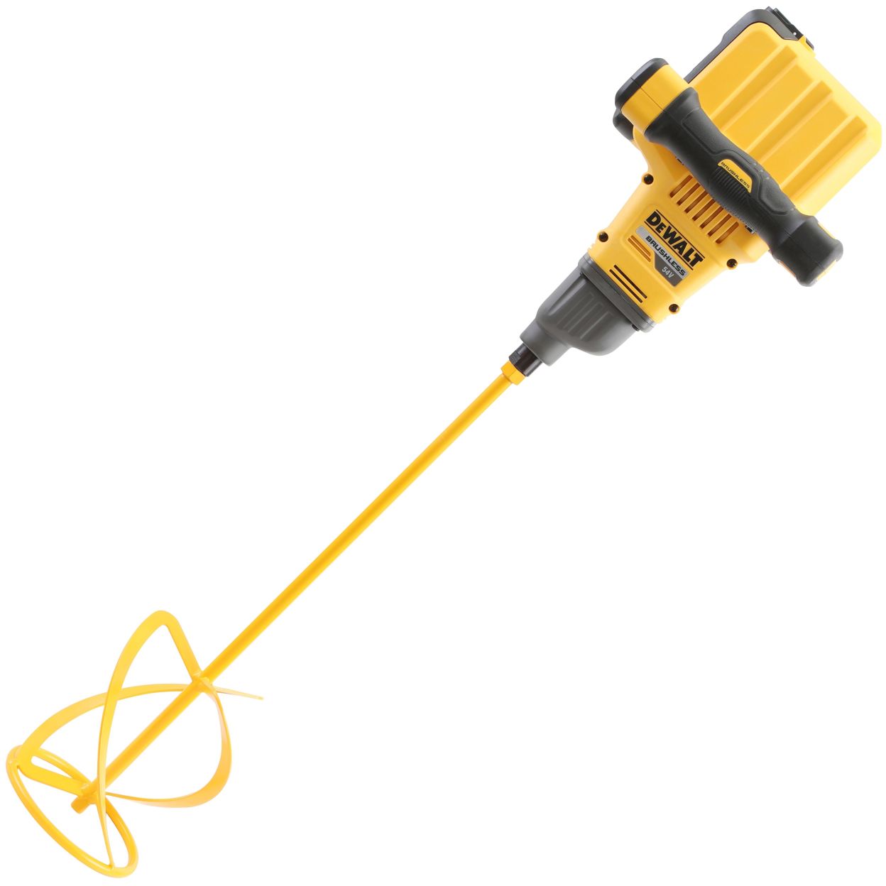 Аккумуляторная дрель-миксер DEWALT DCD240X2, 54 В, 725 об/мин, с 2 АКБ 3 Ач и ЗУ, в сумке (DCD240X2-QW)