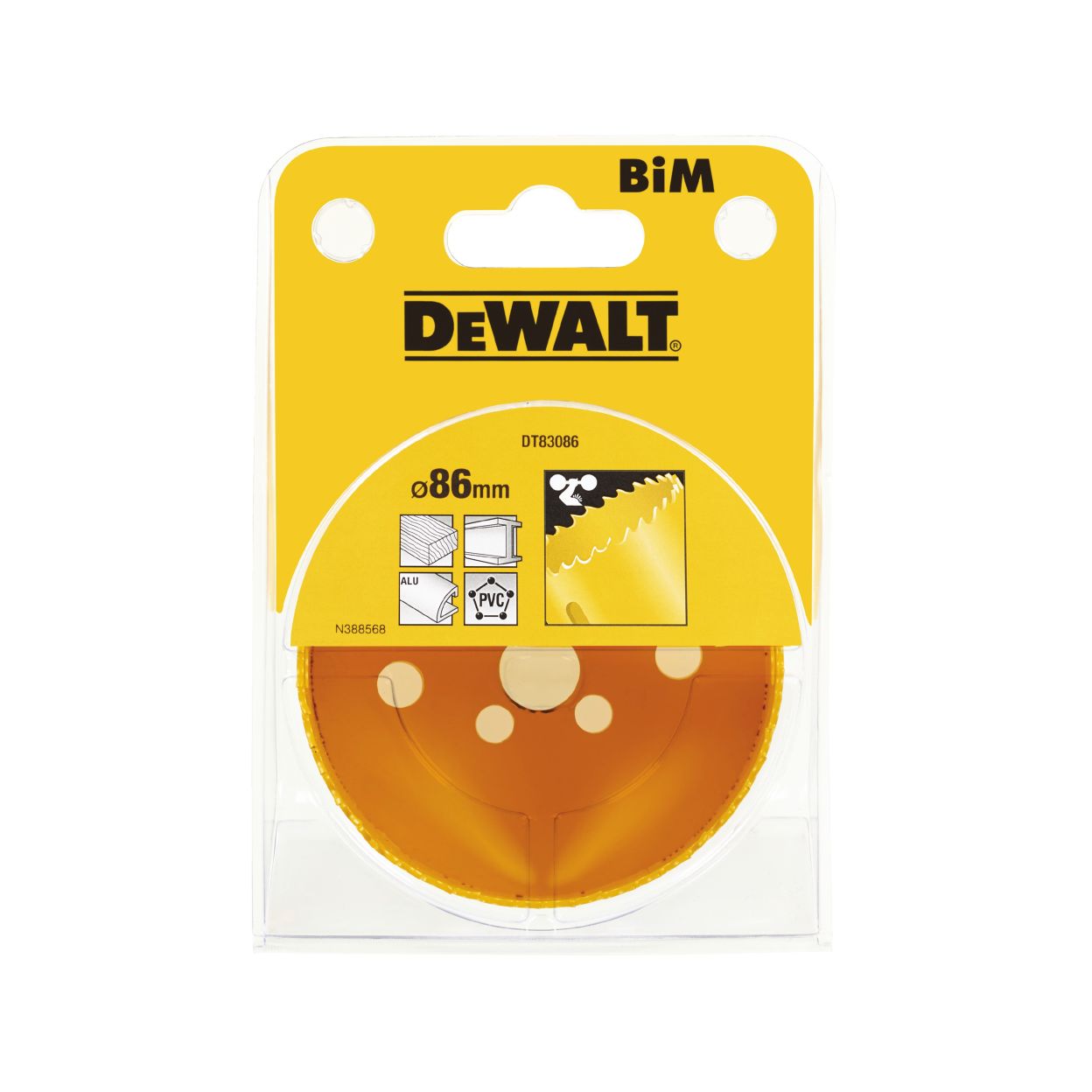 Коронка биметаллическая DEWALT DT83086, M3 86 x 46 мм