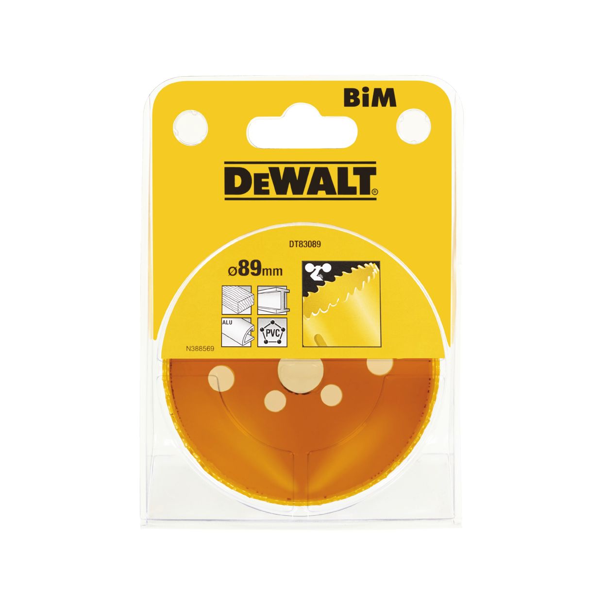Коронка биметаллическая DEWALT DT83089, M3 89 x 46 мм