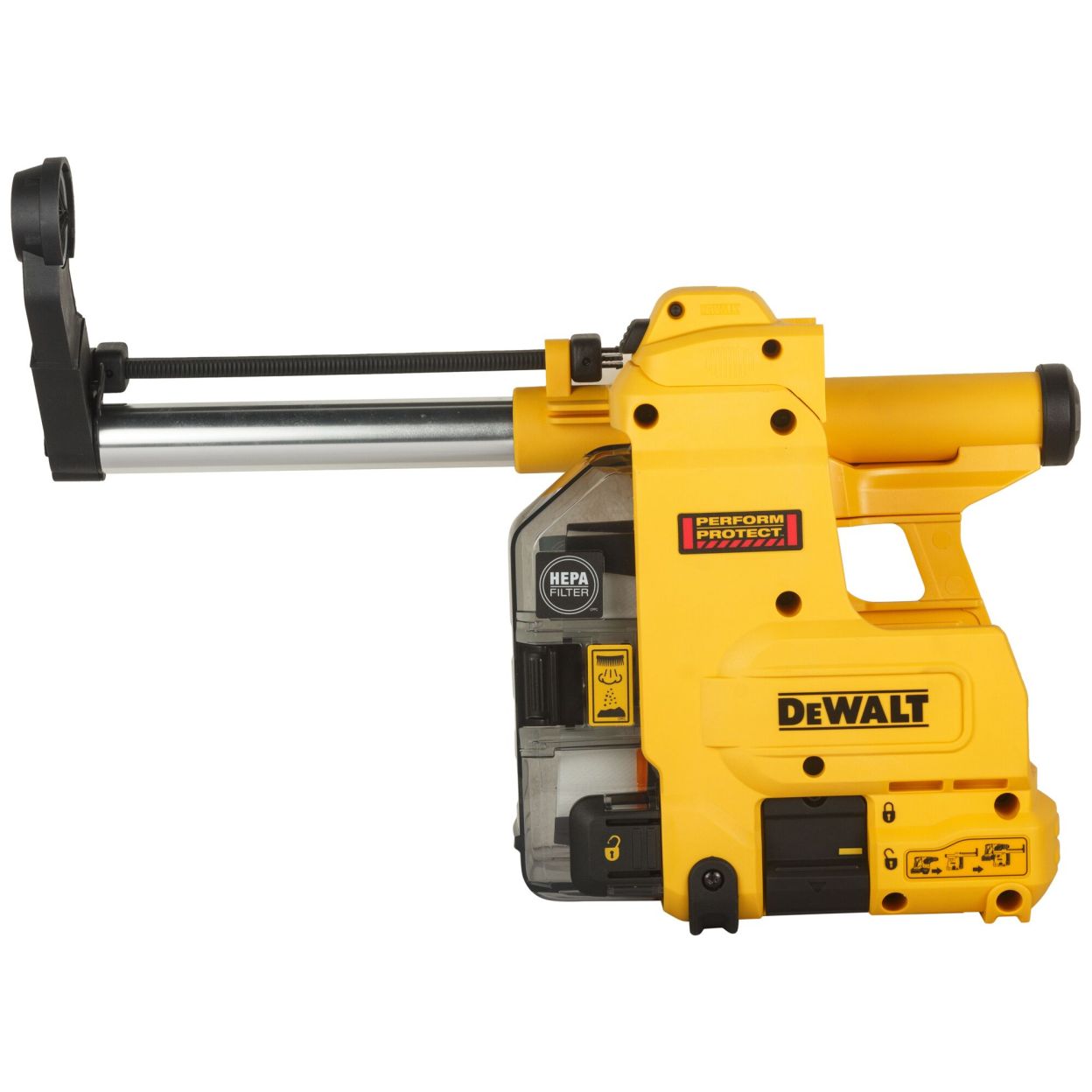 Система пылеудаления DEWALT D25304DH, для перфораторов SDS-Plus, с HEPA-фильтром