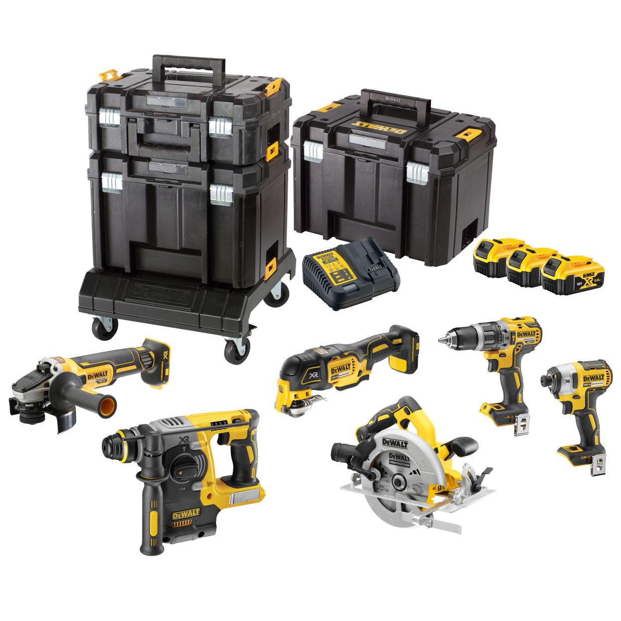 Купить DEWALT DCK685P3T аккумуляторный набор, 18 В: перфоратор ...