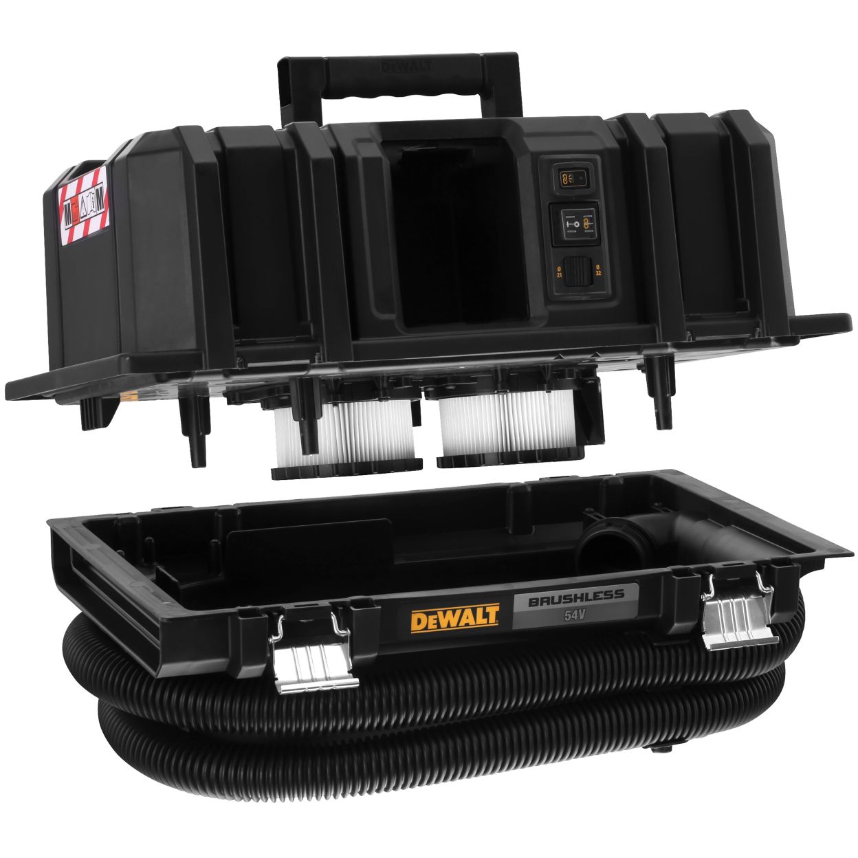 Аккумуляторный строительный пылесос DEWALT DCV586MX1, 54 В, 11 л, с АКБ 3 Ач и ЗУ (DCV586MX1N-XJ)