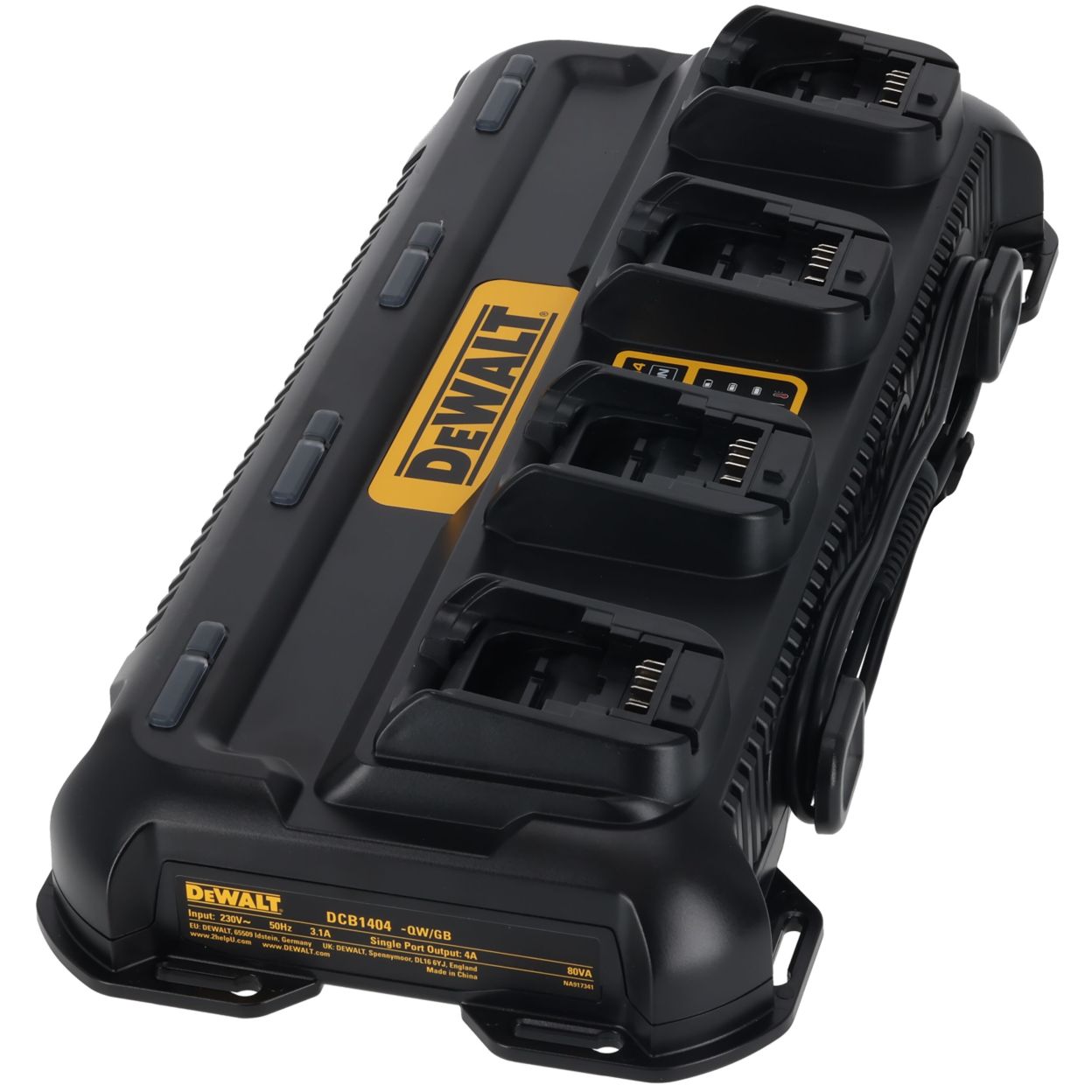 Зарядное устройство DEWALT DCB1404, 12/18/54 В, 4x4 A (DCB1404-QW)