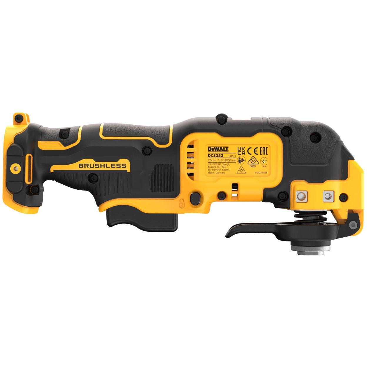 Аккумуляторный реноватор DEWALT DCS353L1, 12 В, 18000 кол/мин, с АКБ 5 Ач и ЗУ (DCS353L1N-XJ)