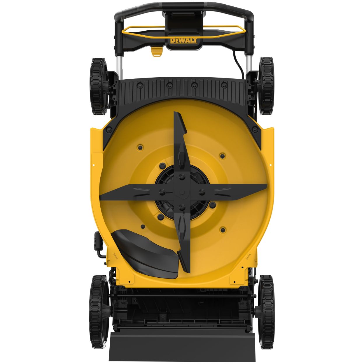 Аккумуляторная газонокосилка DEWALT DCMWP134W2, 2х18 В, 2800 об/мин, 67 л, с 2 АКБ 8 Ач и ЗУ (DCMWP134W2-QW)
