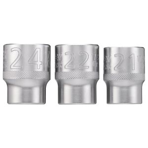 Набор торцевых головок Stanley FATMAX FMMT17095-0, 1/2", 21-22-24 мм