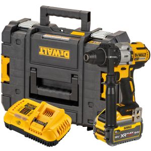 Ударная дрель-шуруповерт DEWALT DCD996X1, 18 В, 2250 об/мин, 38250 уд/мин, с АКБ 9 Ач и ЗУ, в кейсе TSTAK (DCD996X1-QW)