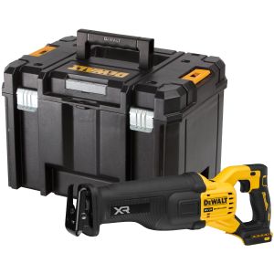 Аккумуляторная сабельная пила DEWALT DCS386NT, 18/54 В, 3000 ход/мин, 28.6 мм, без АКБ и ЗУ, в кейсе TSTAK (DCS386NT-XJ)
