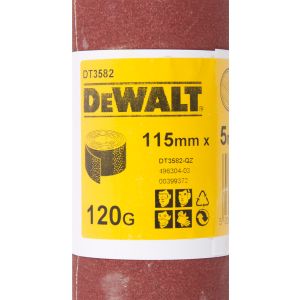 Шлифлист DEWALT DT3582, 5 м x 115 мм, 120G