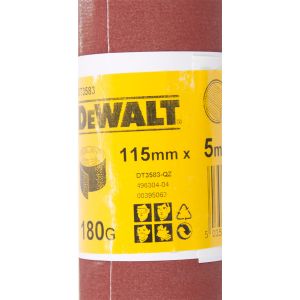 Шлифлист DEWALT DT3583, 5 м x 115 мм, 180G