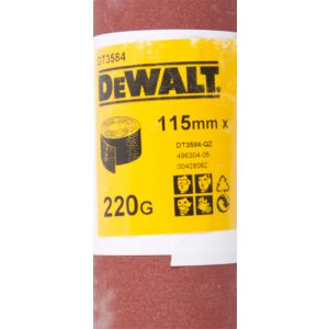 Шлифлист DEWALT DT3584, 5 м x 115 мм, 220G
