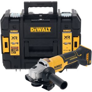 Аккумуляторная угловая шлифмашина DEWALT DCG408NT, 18 В, 125 мм, 9000 об/мин, без АКБ и ЗУ, в кейсе TSTAK (DCG408NT-XJ)