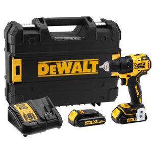 Аккумуляторная дрель-шуруповерт DEWALT DCD708S2T, 18 В, 1650 об/мин, с 2 АКБ 1.5 Ач и ЗУ, в кейсе TSTAK (DCD708S2T-QW)