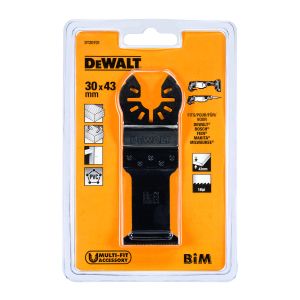 Погружное пильное полотно по дереву DEWALT DT20701, c гвоздями для реноватора, BiM, 43 x 30 мм