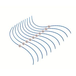 Леска для триммера BLACK+DECKER сегментами, 2.4 мм, 0.43 м (A6489-XJ)