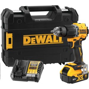 Ударная дрель-шуруповерт DEWALT DCD799P1T, 18 В, 1650 об/мин, 28050 уд/мин, с АКБ 5 Ач и ЗУ, в кейсе TSTAK (DCD799P1NT-XJ)