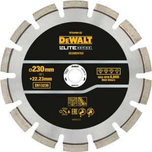 Диск алмазный DEWALT DT20466, по бетону, 230х22.23х1 мм, 1 шт. (DT20466-QZ)