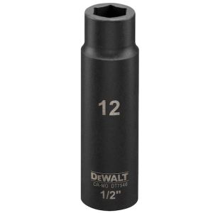 Ударная торцевая головка DeWALT DT7546, 12 мм, 1/2"