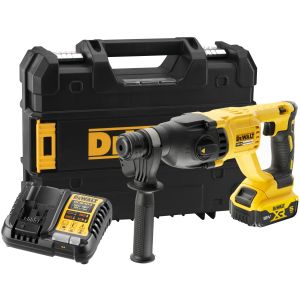 Аккумуляторный перфоратор DEWALT DCH133P1T, 18 В, 2.6 Дж, 5500 уд/мин, с АКБ 5 Ач и ЗУ, в кейсе TSTAK (DCH133P1NT-XJ)