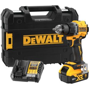 Аккумуляторная дрель-шуруповерт DEWALT DCD794P1T, 18 В, 1650 об/мин, с АКБ 5 Ач и ЗУ, в кейсе TSTAK (DCD794P1NT-XJ)