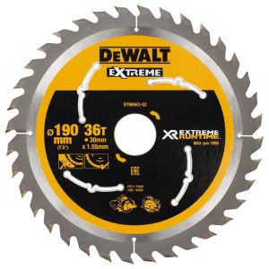 Пильный диск DEWALT EXTREME RUNTIME DT99563, 190/30 мм.