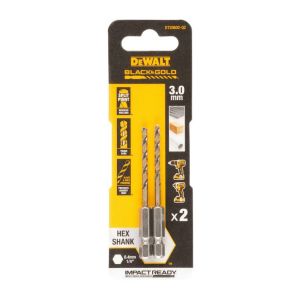 Набор сверл по металлу DEWALT DT20602, 3 мм, 2 шт. (DT20602-QZ)