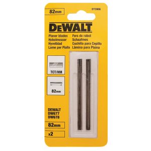 Двусторонние ножи для электрорубанков DEWALT DT3906, (TCT, 82 мм, 1 пара)