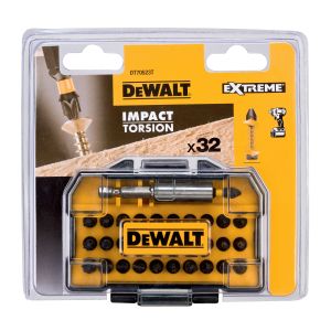 Бита DEWALT PH1,PH2,PH3,PR2 Drywall,PZ1,PZ2,PZ3,SL6,SL8,SL10,T10, 25 мм, шестигранный (HEX), (DT70523T-QZ)