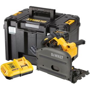 Аккумуляторная дисковая пила DEWALT DCS520X1T, 54 В, 165 мм, 4200 об/мин, с АКБ 3 Ач и ЗУ, в кейсе TSTAK (DCS520X1NT-XJ)