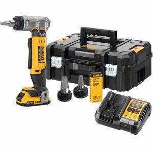 Аккумуляторный расширитель для труб DEWALT DCE400D1T, 18 В, 60 ход/мин, до 25 мм, с АКБ 2 Ач и ЗУ, в кейсе TSTAK