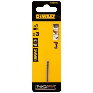 Набор сверл по металлу DEWALT DT20510, 1 мм, 3 шт. (DT20510-QZ)