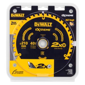 Диск пильный по дереву DEWALT EXTREME 210х30х2.4 мм (DT20433-QZ)