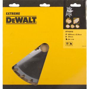 Пильный диск DEWALT EXTREME WORKSHOP DT4202, 250/30 мм.