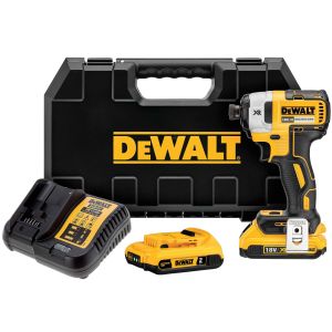 Аккумуляторный шуруповерт DEWALT DCF887D2, 18 В, 205 Нм, 3250 уд/мин, с 2 АКБ 2 Ач и ЗУ, в кейсе (DCF887D2-QW)