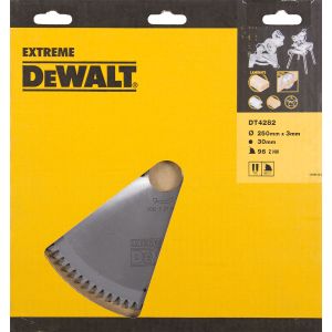 Пильный диск DEWALT EXTREME WORKSHOP DT4282, 250/30 мм.