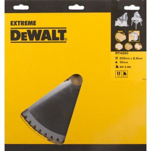 Пильный диск DEWALT EXTREME WORKSHOP DT4260, 305/30 мм.