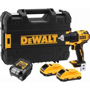 Аккумуляторная дрель-шуруповерт DEWALT DCD708L2T, 18 В, 1650 об/мин, с 2 АКБ 3 Ач и ЗУ, в кейсе TSTAK (УЦЕНЕННЫЙ ТОВАР) (DCD708L2T-QW/U)